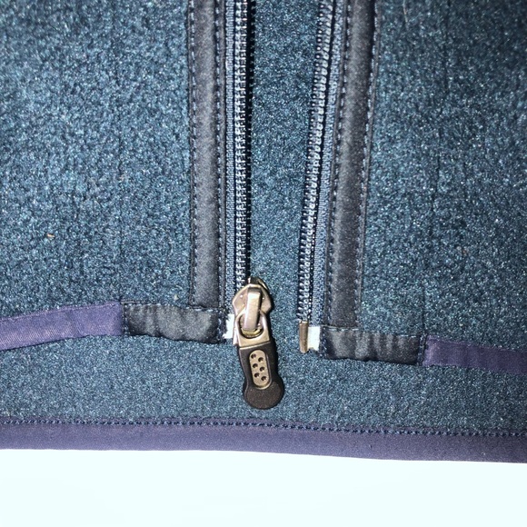 Patagonia Men’s Synchilla Full Zip Fleece Jacket size Lg Navy pockets #25395 - Picture 9 of 14